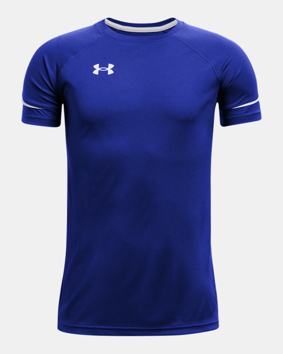 Kids' UA Golazo 3.0 Jersey in Blue image number 0